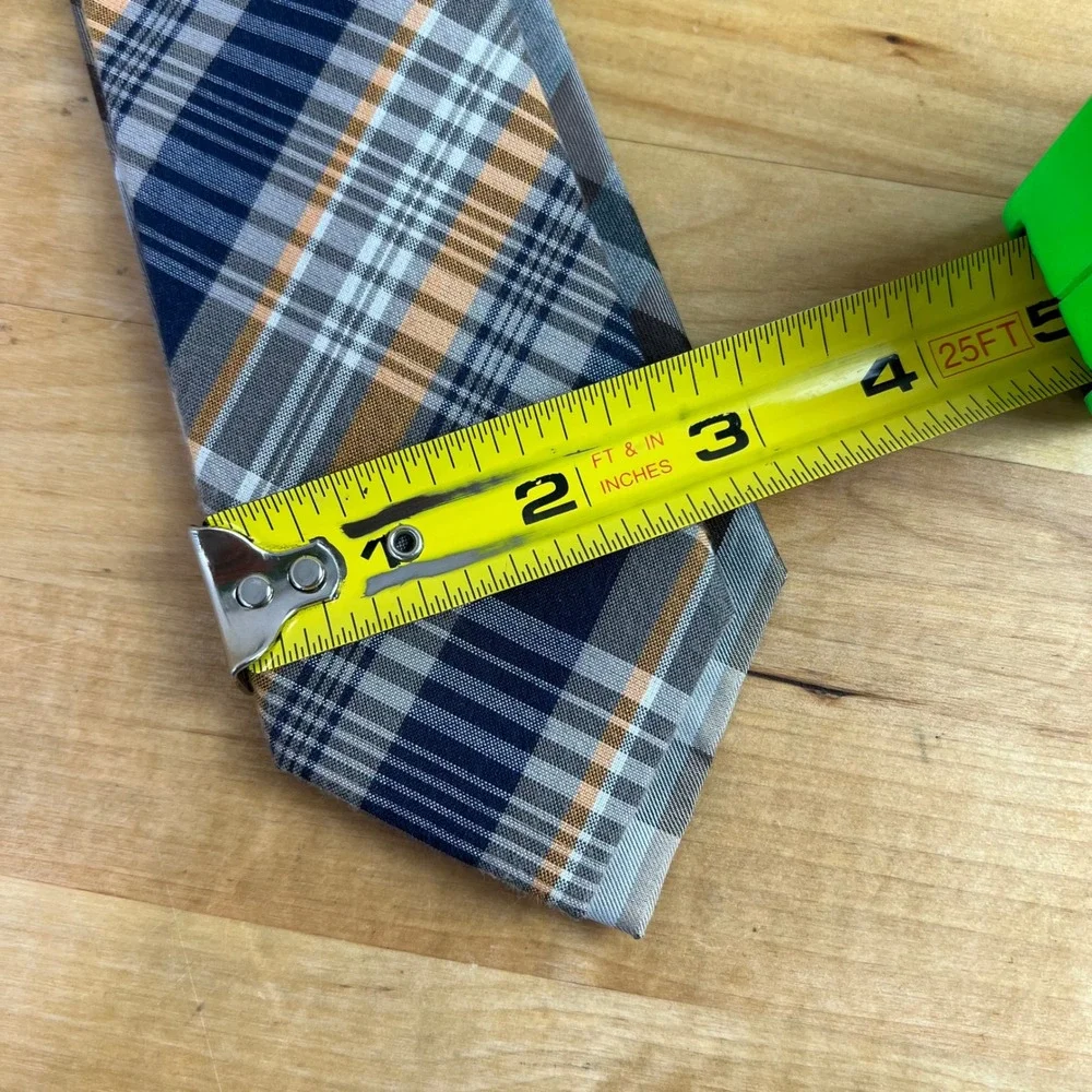 Alfani Necktie Plaid Multi Color 2 Pack Bundle Cotton‎ Rayon Ties
